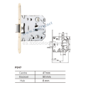 PE47 serie España agujero baño cerradura pestillo silencioso